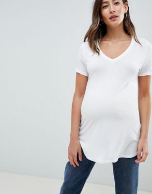 DESIGN Maternity v-neck swing t-shirt